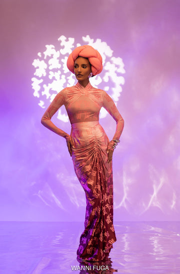 Wanni Fuga Iris Body Suit Degraded (Pink)